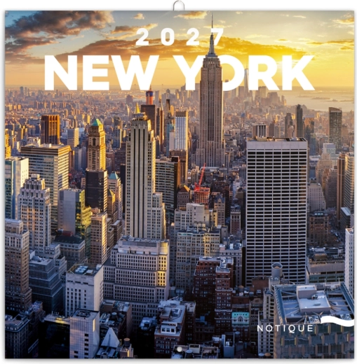 Nástěnný kalendář New York 2027 30 × 30 cm