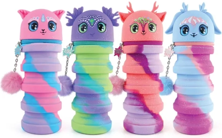 Silikonové vysouvací pouzdro na tužky 20 cm NEBULOUS STARS