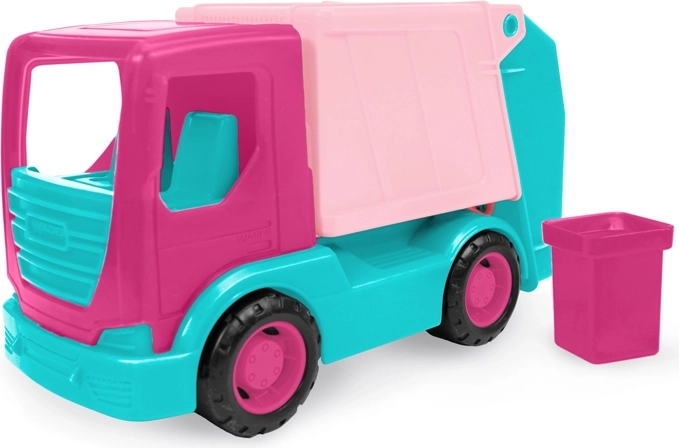 Wader TechTruck růžové popelářské auto