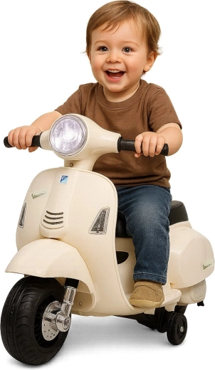Dětský elektrický skútr Vespa Mini bílý