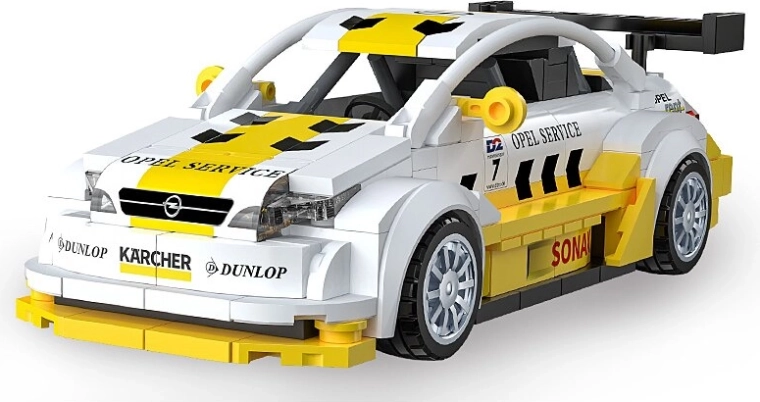 Stavebnice CaDA Opel Astra V8 Coupé 1:24 bílá