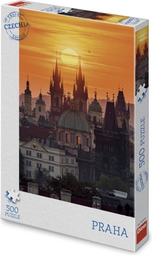 Puzzle Praha stověžatá 500 dílků