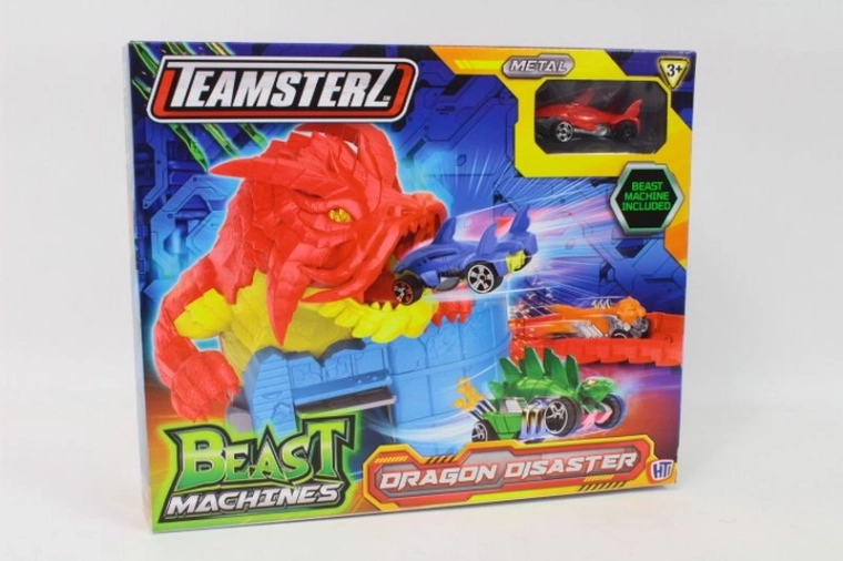 Teamsterz Beast Machines dračí zkáza – vystřelovací sada s autíčkem