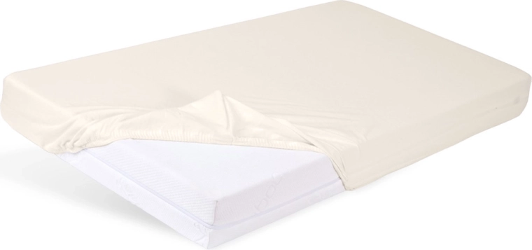 Babymatex napínací jersey prostěradlo do postýlky 60 × 120 cm ecru (slonová kost)