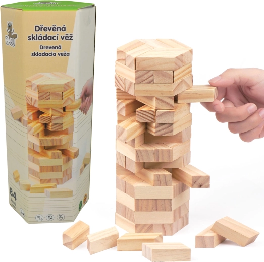 Dřevěná skládací věž 84 ks Sparkys
