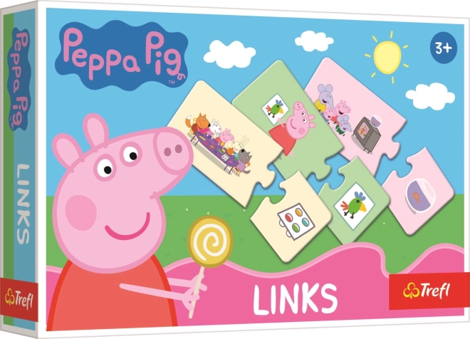 Hra skládanka Prasátko Peppa 14 párů