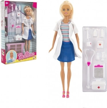 Panenka doktorka s doplňky 30 cm
