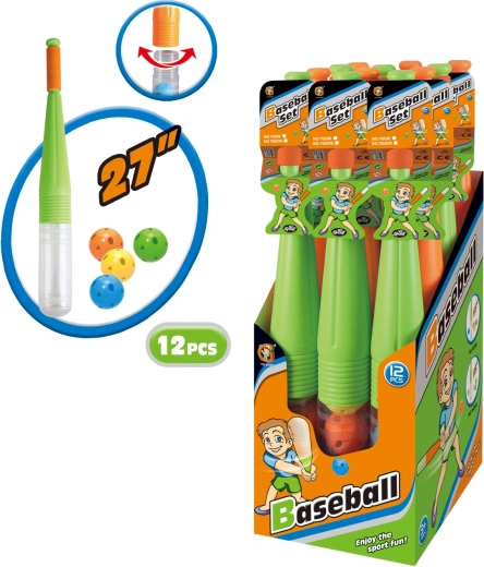 Baseballová sada pro děti s míčky 69 cm