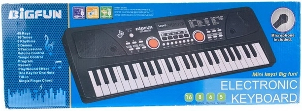 Dětský hudební keyboard Madej s mikrofonem