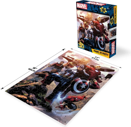 3D puzzle MARVEL Avengers 300 dílků