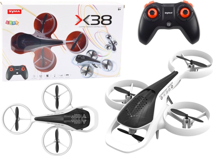 rc dron syma x38 bílý