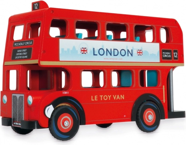 Dřevěný dvoupatrový autobus Le Toy Van London