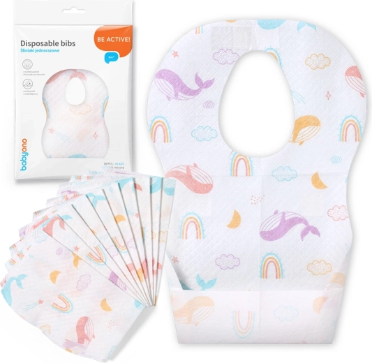 Babyono jednorázové bryndáky 6 m+ - 10 ks