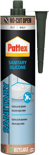 Pattex sanitární silikon bílý 280 ml
