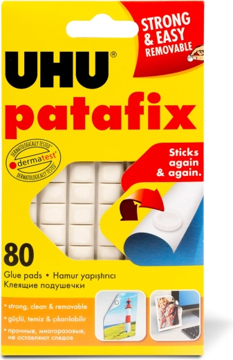 Patafix bílá lepicí guma, 80 ks