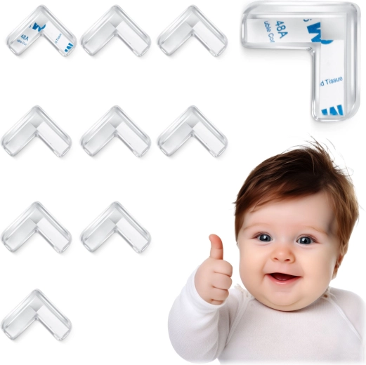 Průhledné chrániče rohů RICOKIDS, 10 ks