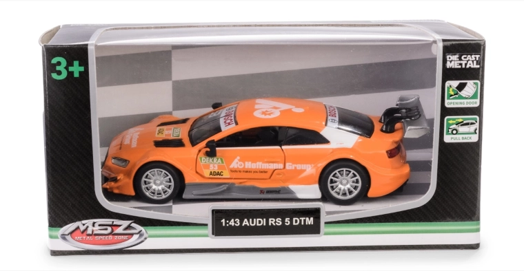 Kovový model auta Audi RS 5 DTM 1:43 s otevíracími dveřmi