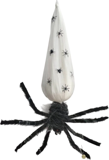 Padající pavouk – halloweenská dekorace