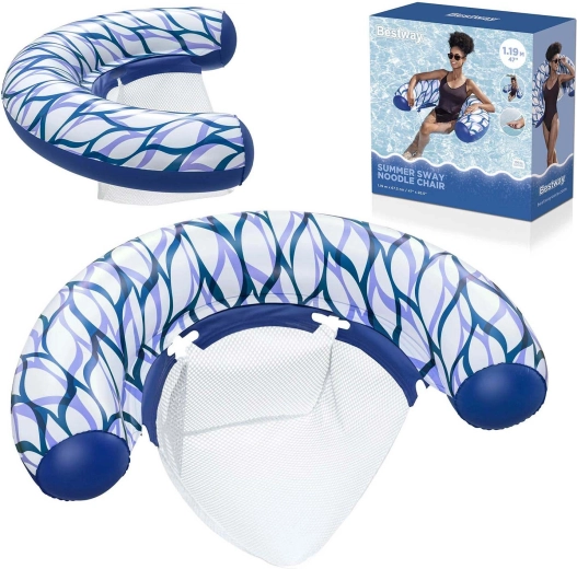 Bestway summer sway nafukovací plovoucí křeslo s mesh sedákem - 1 kus
