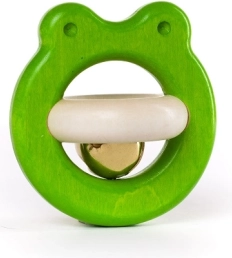 Dřevěné chrastítko žabka BAJO
