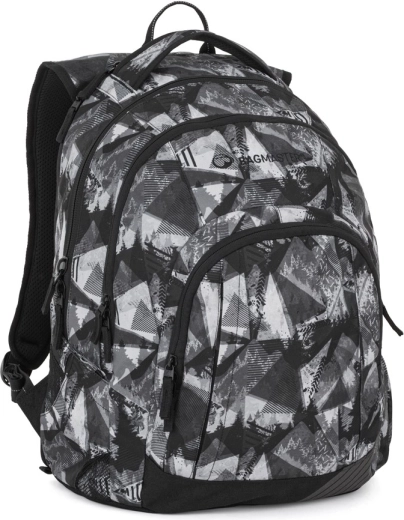 Bagmaster studentský batoh Lincoln 26 A černo-bílý
