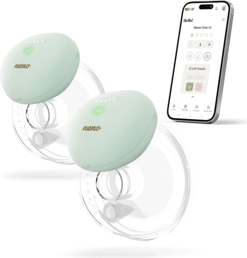 Neno Ovio Twin bezdrátová dvojitá hands-free odsávačka mateřského mléka s aplikací