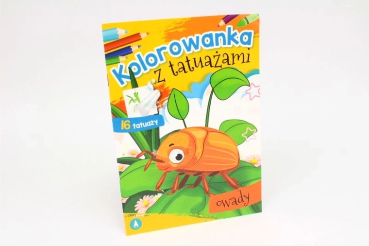 OwadOK tattoo – omalovánky a smývatelné tetování s motivy hmyzu