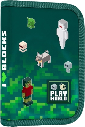 Školní penál jednopatrový Playworld Oxybag