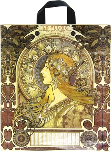 Nákupní taška A. Mucha 41 × 46 cm