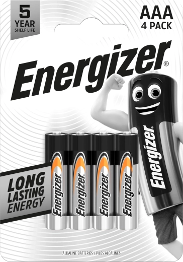 Energizer Everyday AAA alkalické baterie 4 ks