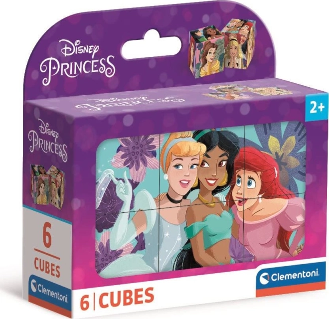 Obrázkové kostky Disney princezny – 6 kostek