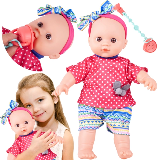 Panenka s čelenkou a dudlíkem se zvuky