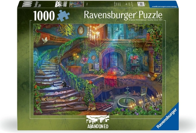 Ravensburger puzzle Abandoned: Volné pokoje v hotelu 1000 dílků