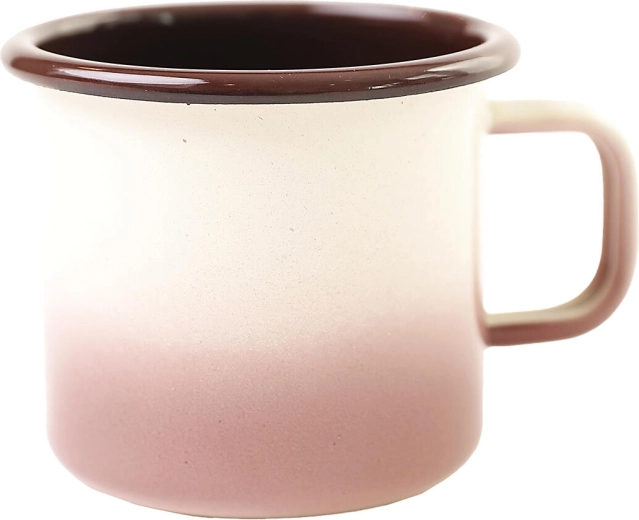 Smaltovaný hrnek Capuccino 0,37 l, průměr 8 cm