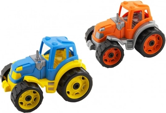 Plastový traktor 25 cm na volný chod pro děti
