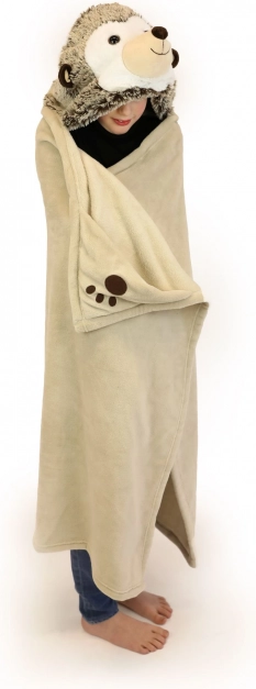 Hřejivá deka s kapucí ježek Cozy Noxxiez