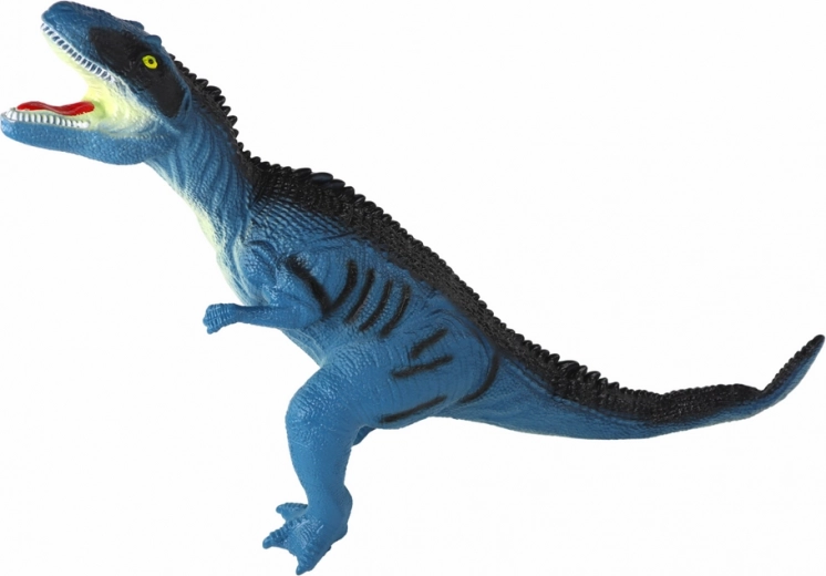 Velká figurka dinosaurus tyranosaurus se zvukem 41 cm – modrá nebo oranžová