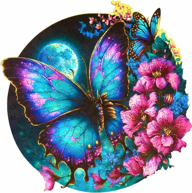 Dřevěné puzzle motýl 500 dílků ESC WELT