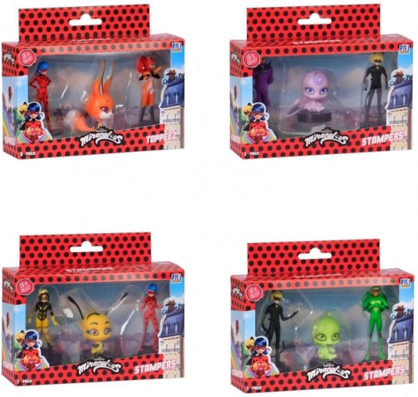 Miraculous Ladybug razítka 3 ks figurka