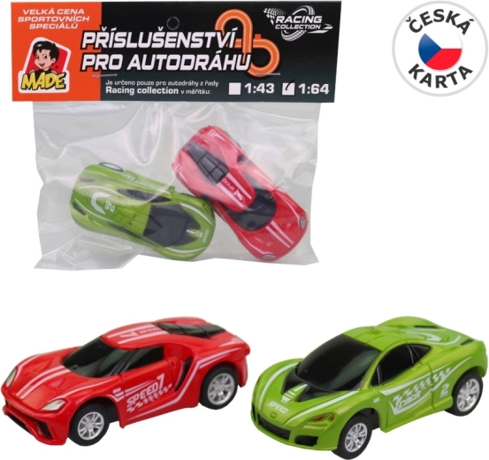 Náhradní autíčka k autodráze Racing collection 1:64 - 2 ks