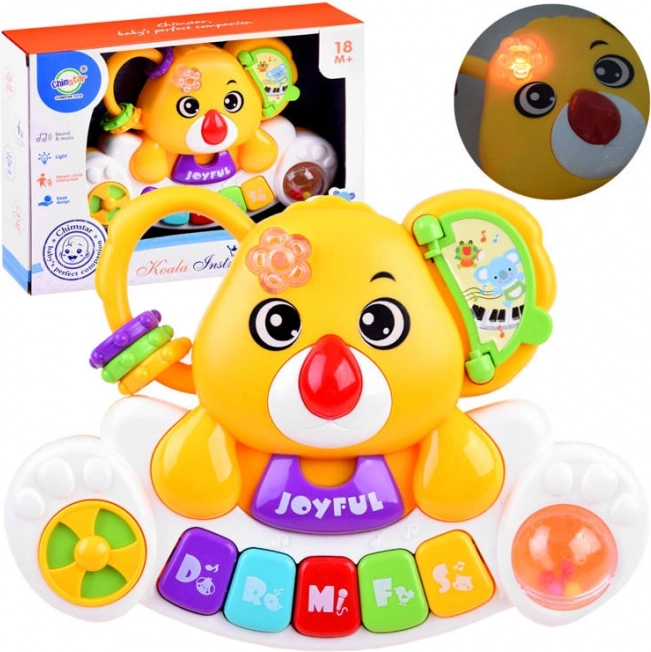 Barevné dětské pianinko s veselými zvuky zvířat – Kolorowe