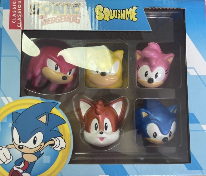 Mini SquishMe Sonic – sběratelská sada 5 postaviček