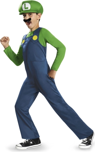 Dětský kostým Luigi (Super Mario) 7–8 let