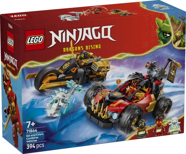 LEGO NINJAGO víceúčelová vozidla Kaie a Colea