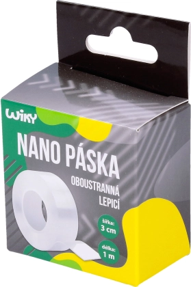 Oboustranná průhledná nano lepící páska
