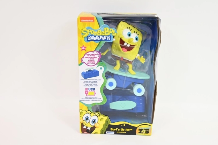 SpongeBob z dálkově ovládanou deskou a dobíjením přes USB
