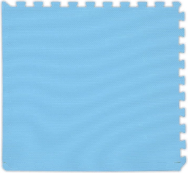 Baby pěnový koberec světle modrý s okraji