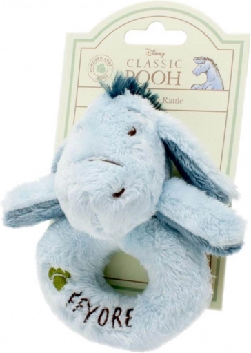 Plyšové chrastítko EEYORE – Classic Pooh