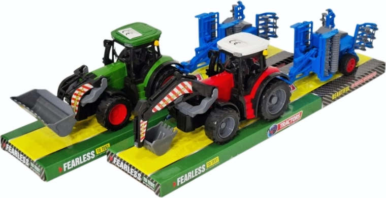 Zemědělský traktor s příslušenstvím - 1 kus