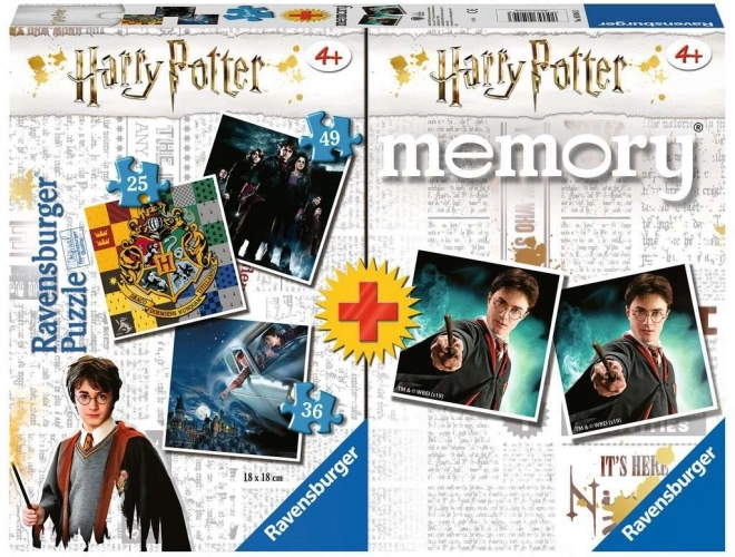 Ravensburger puzzle Harry Potter 3v1 pro děti